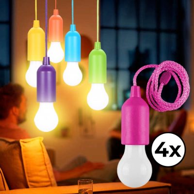 Безжични Висящи Крушки (4 броя) | HALOGLO